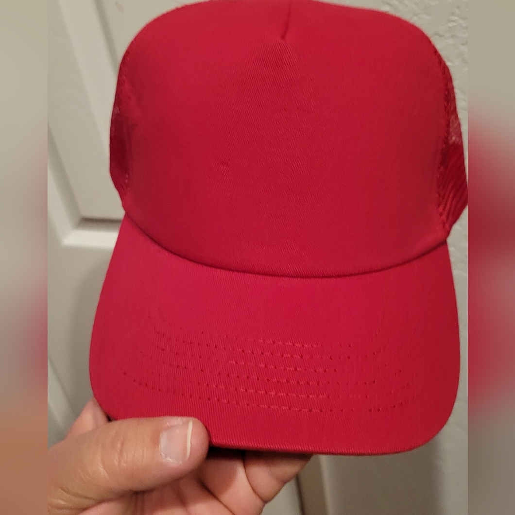 Red Baseball Cap Nwot